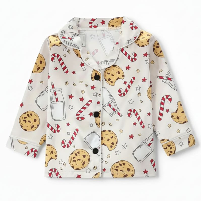 Christmas Thanksgiving Pumpkin Pattern Pajamas Set
