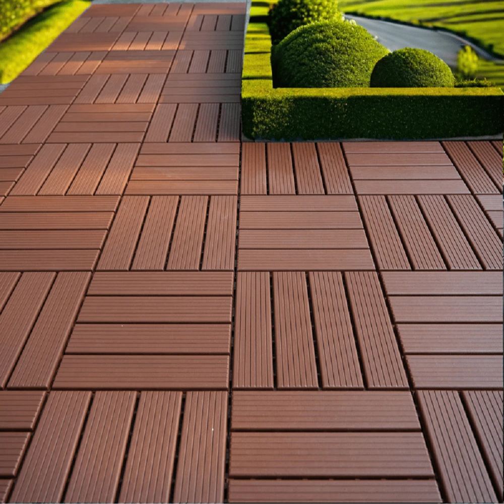 44 Pack Of Interlocking Patio Deck Tiles