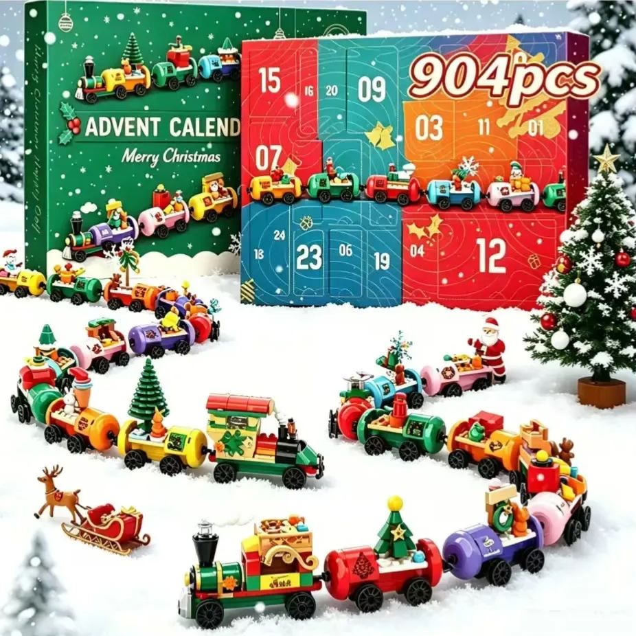 24 Day Christmas Advent Building Blocks  