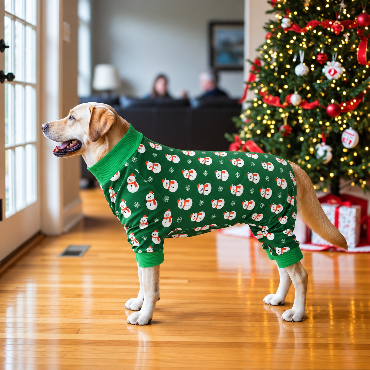 Pack of 2 Christmas Dog Pajamas Onesie Jumpsuit Outfit Set
