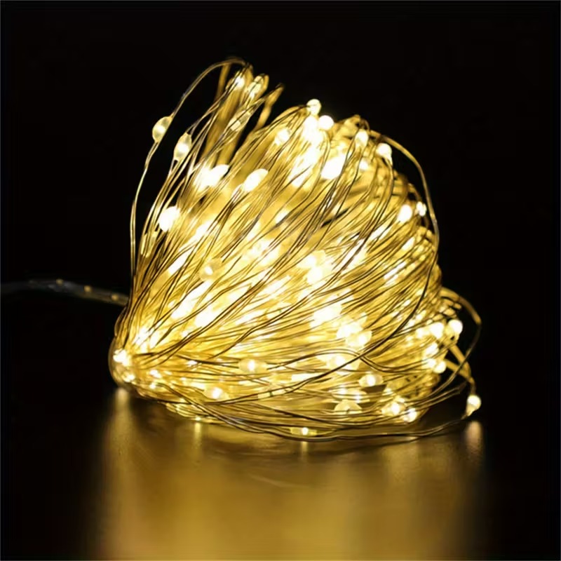 Battery Powered Micro LED String Lights For Christmas Decor