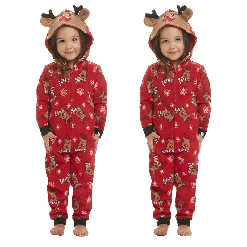 Classic Reindeer Jumper Family Matching Pajama - Amzemart