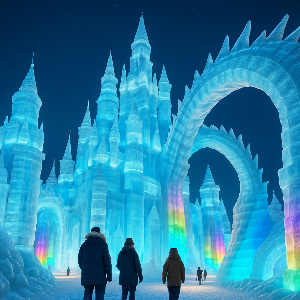 Harbin Ice And Snow Sculpture Festival Harbin China diamond painting