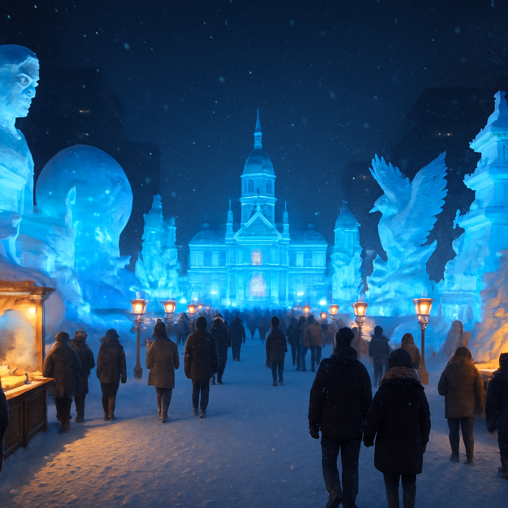 Sapporo Snow Festival Japan diamond painting