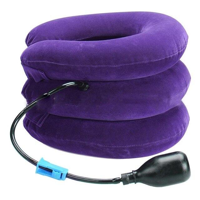Three Layers Cervical Traction Inflatable Pillow