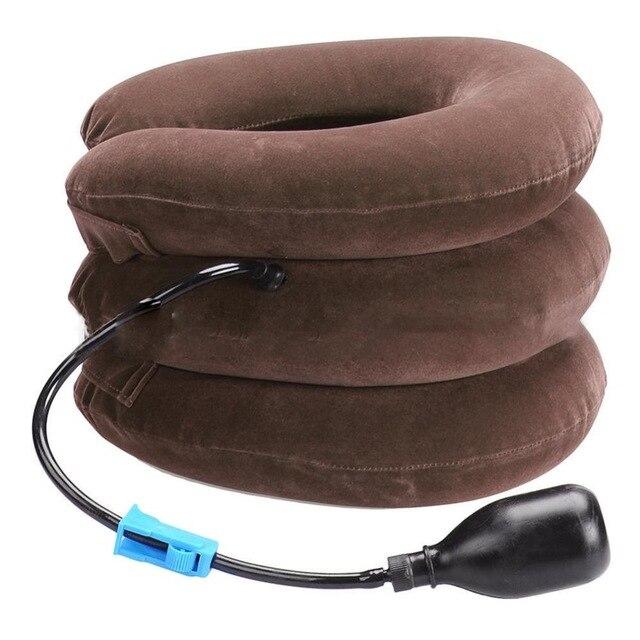 Three Layers Cervical Traction Inflatable Pillow