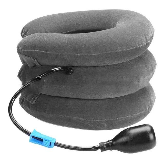 Three Layers Cervical Traction Inflatable Pillow