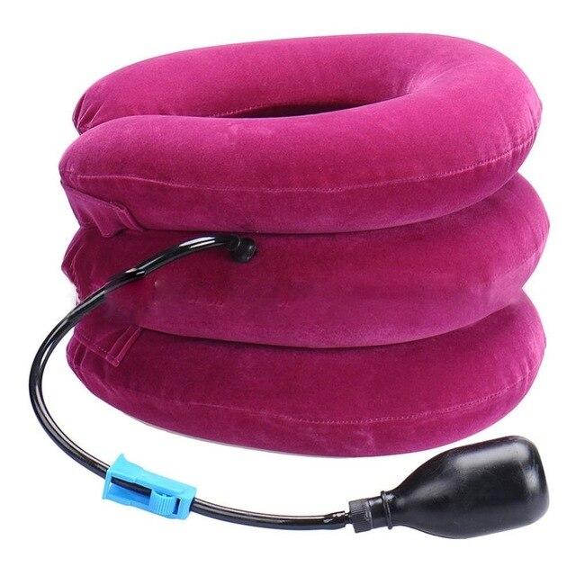 Three Layers Cervical Traction Inflatable Pillow