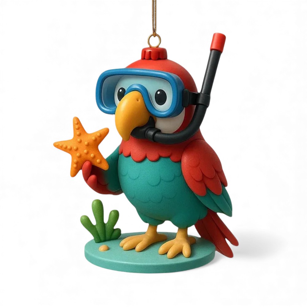 Parrot Figurine Advent Calendar 2025 With Miniature Bird Collectibles