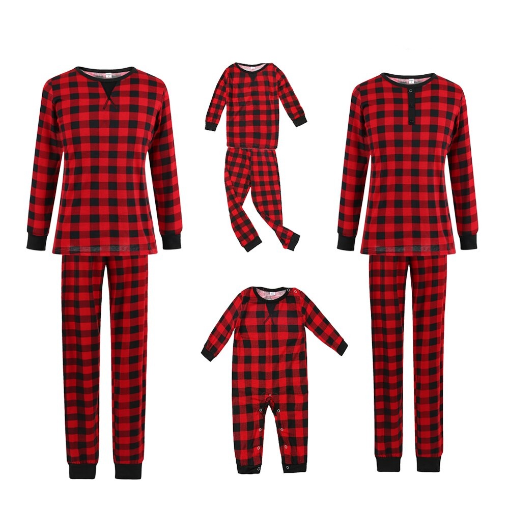 Basic Christmas Family Matching Pajama Set - Amzemart