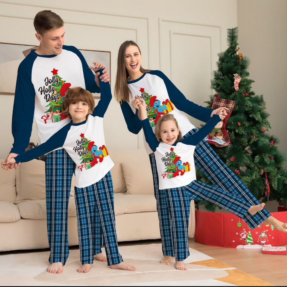 Jolly Holly Family Pajama Set - Amzemart