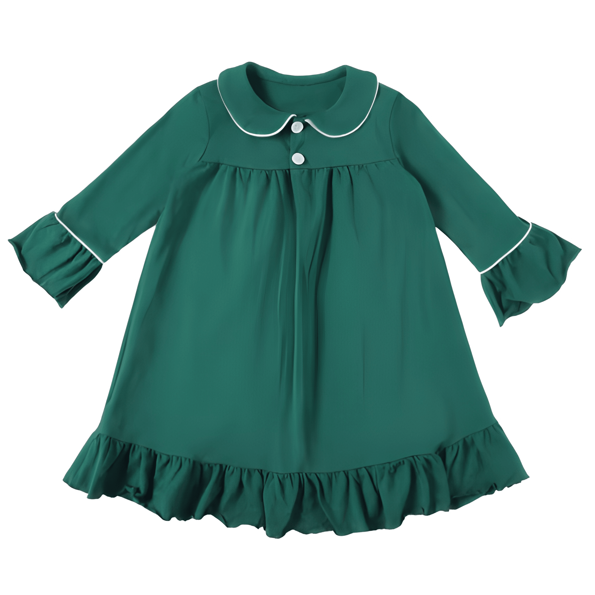 Ruffle Collar Long Sleeve dress