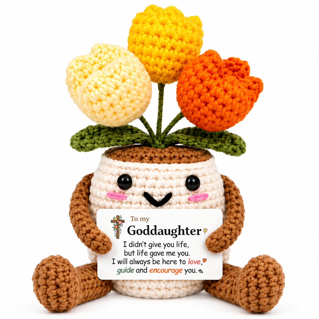To My Goddaughter Printed
