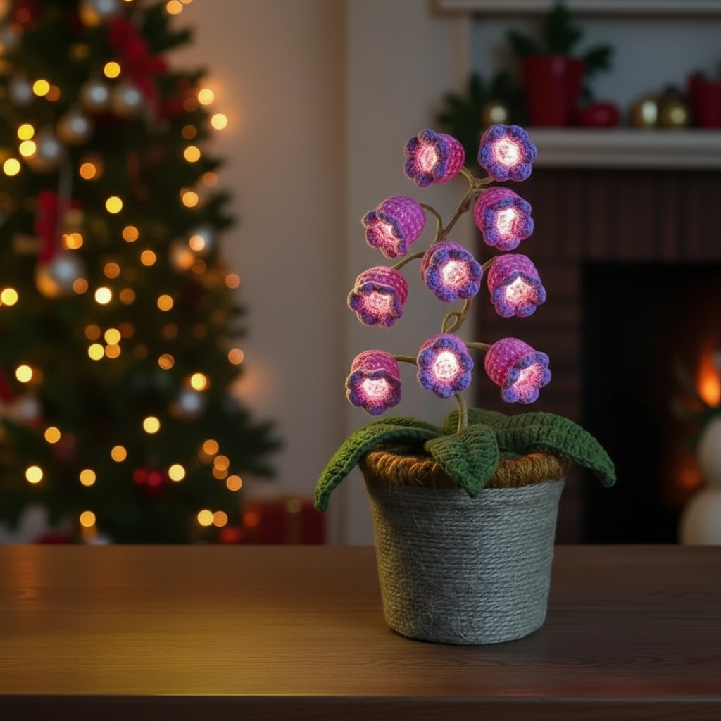 Handmade Lily Of The Valley LED Lantern