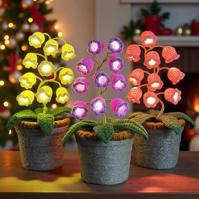 Handmade Lily Of The Valley LED Lantern