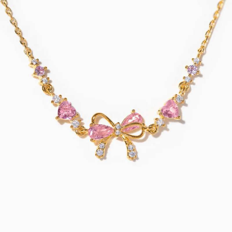 Twist Bow Bracelet-Flower Teddy Bear