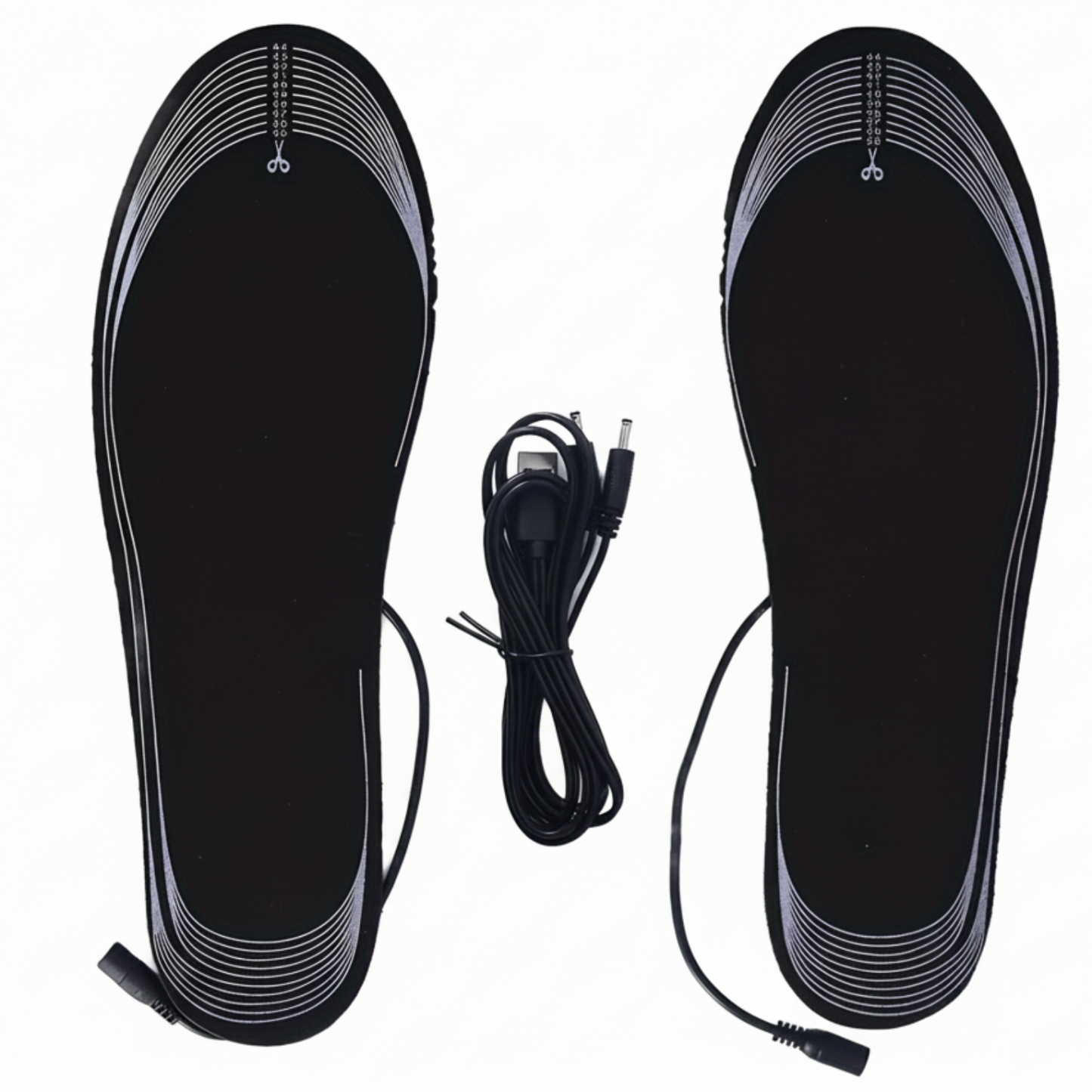 Electric Heated Shoe Insoles With Adjustable Temperature And USB Powered