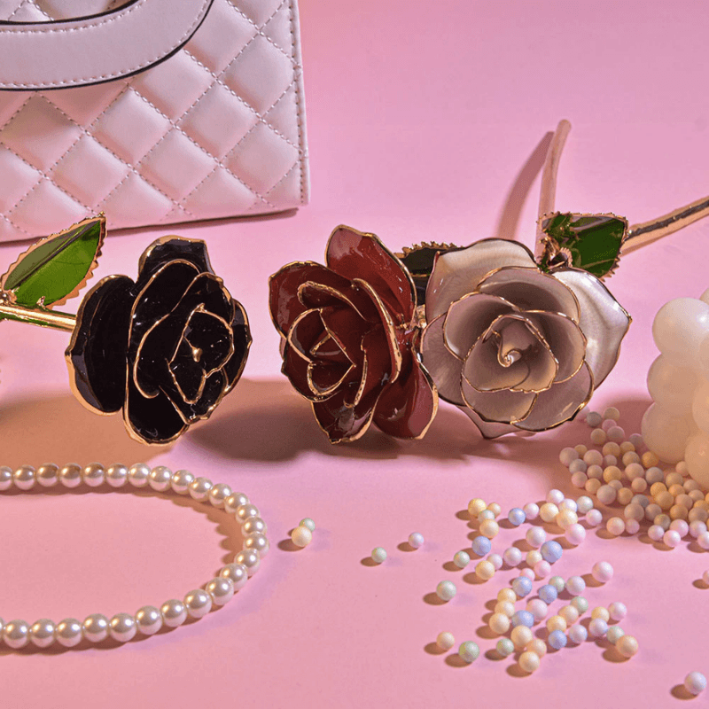 Forever Metal Rose Box - The Stylish Design Rose Box-Flower Teddy Bear