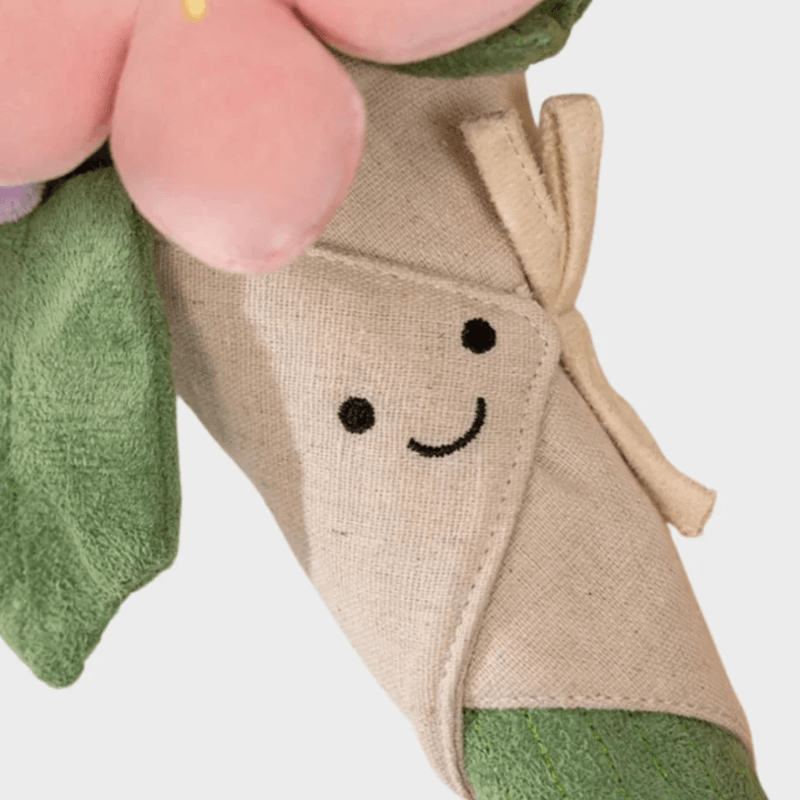 Plush Flower Bouquet Wrap-Flower Teddy Bear
