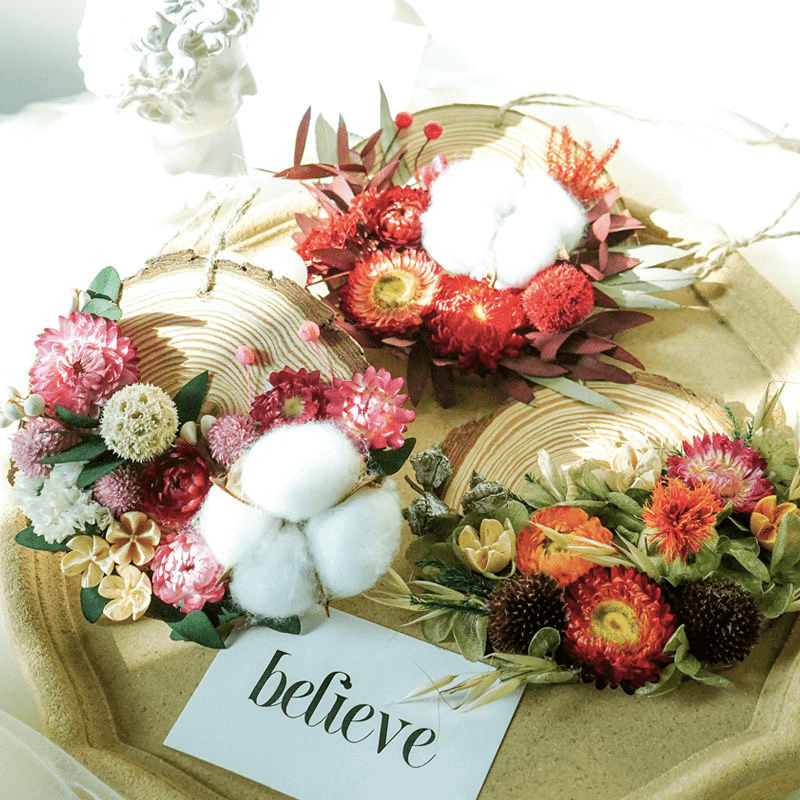 DIY Flower Decorative – Creative Handmade Craft Kit-Flower Teddy Bear