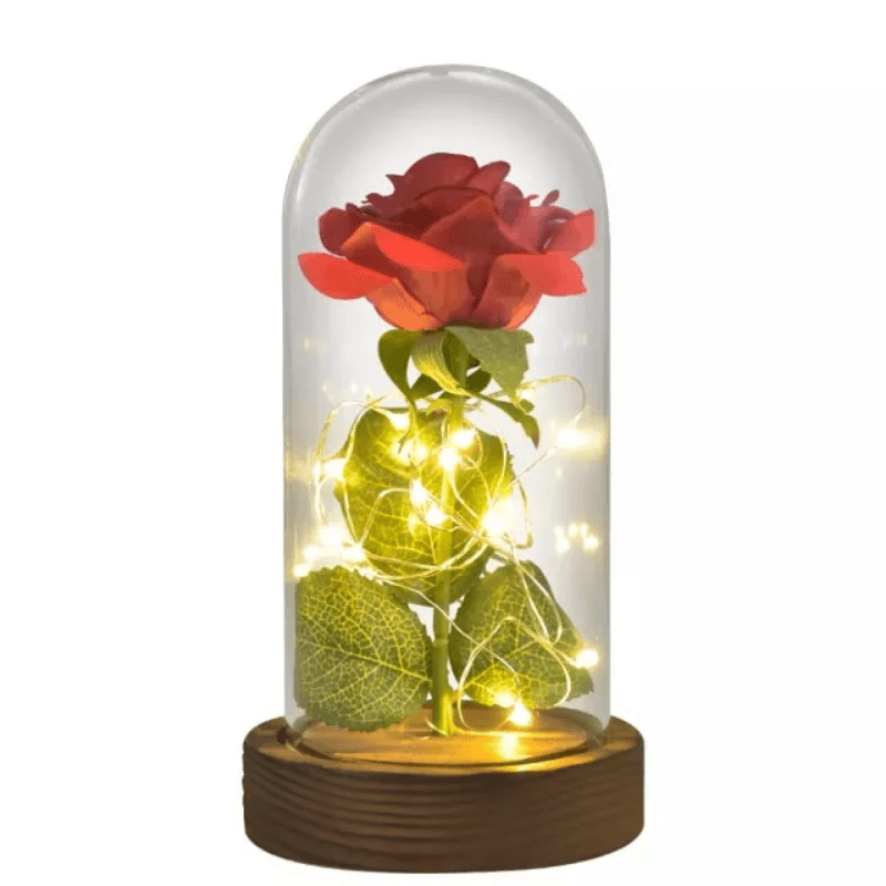 Wood Eternal Galaxy Rose – A Timeless Symbol of Love and Beauty-Flower Teddy Bear