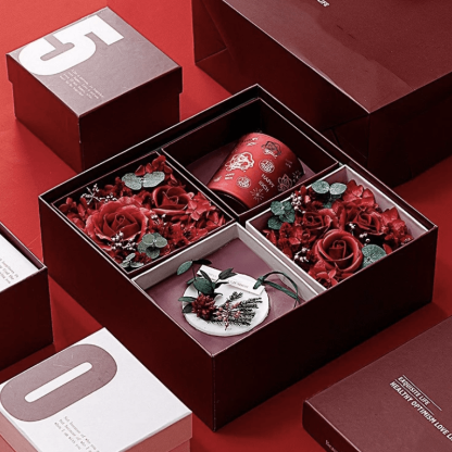 Candle Flower Gift Set – Aromatic Scents for Every Occasion-Flower Teddy Bear