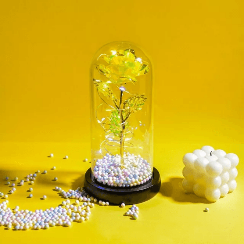 Eternal Galaxy Rose Pearls - A Stunning Gift For Every Occasion-Flower Teddy Bear