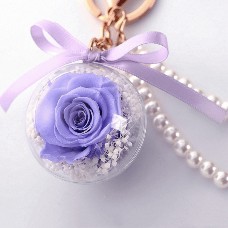 Eternal Rose Car Pendant: A Stunning Decorative Accent For Any Space-Flower Teddy Bear