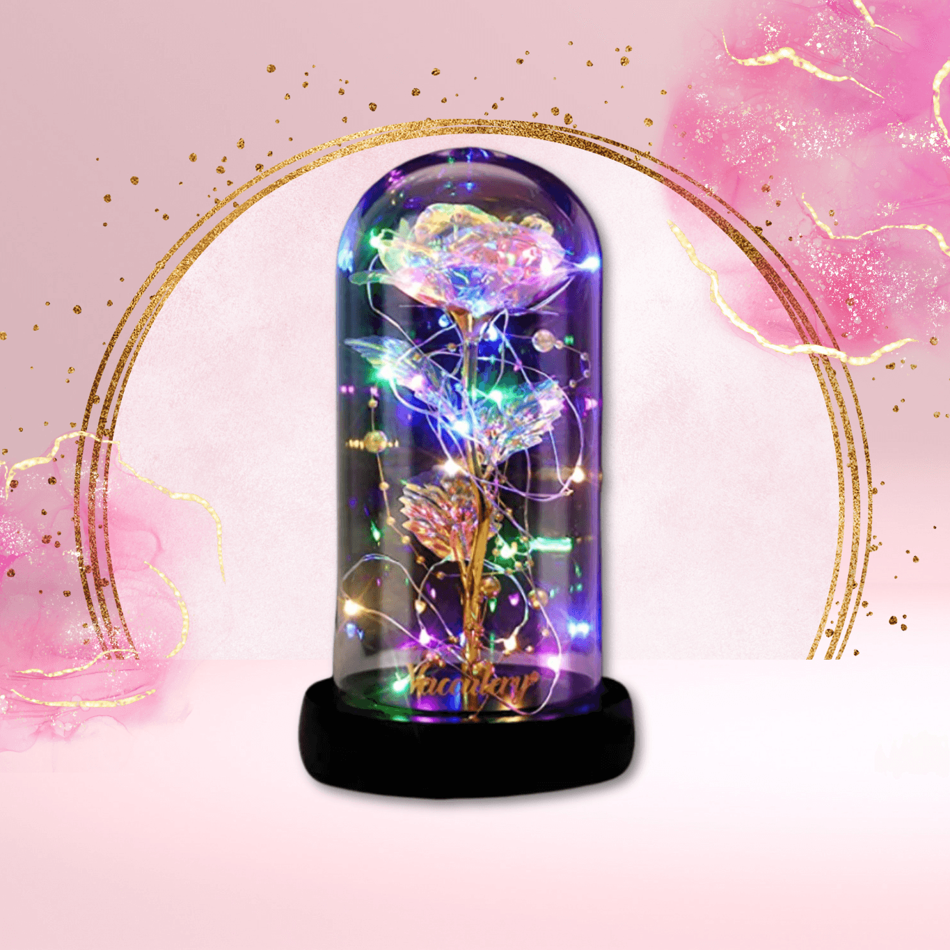 LED Roses-Flower Teddy Bear