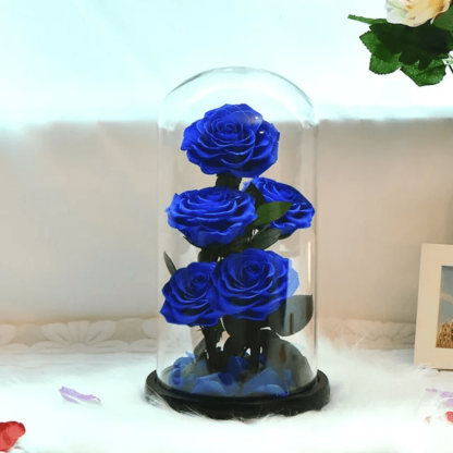 Five Headed Rose Dome - Ideal Gift For Every Occasion-Flower Teddy Bear