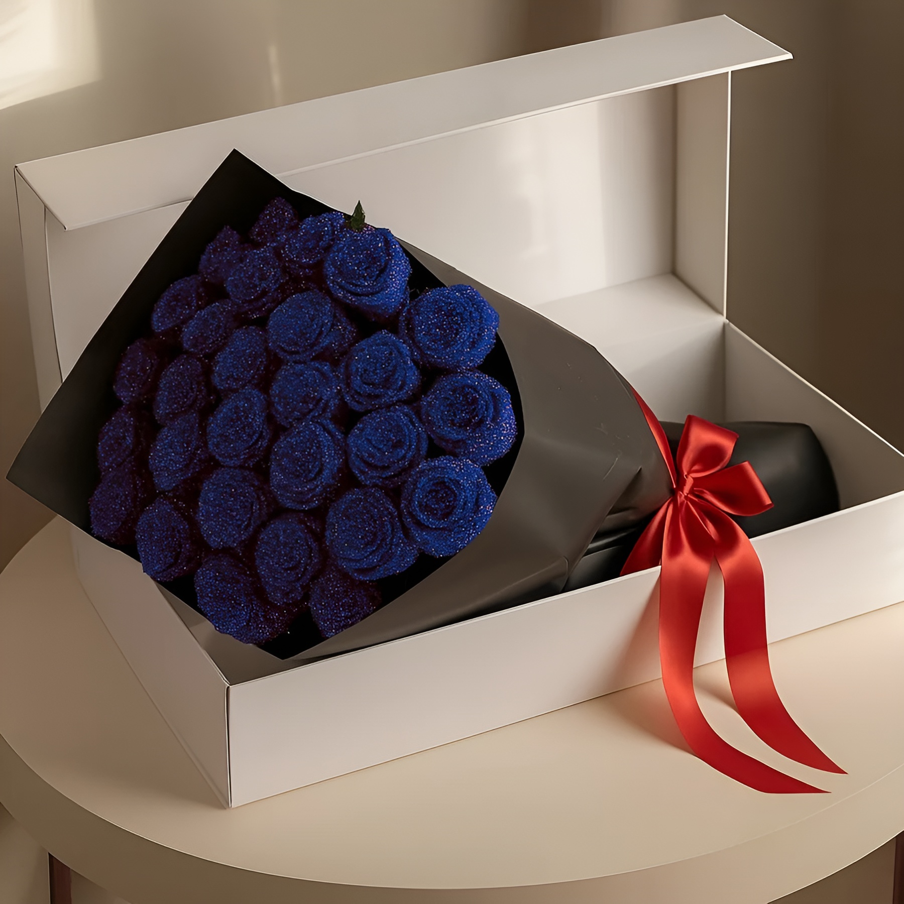 Sparkling Preserved Rose Bouquet For Timeless Gifting