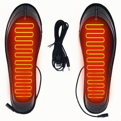 Electric Heated Shoe Insoles With Adjustable Temperature And USB Powered