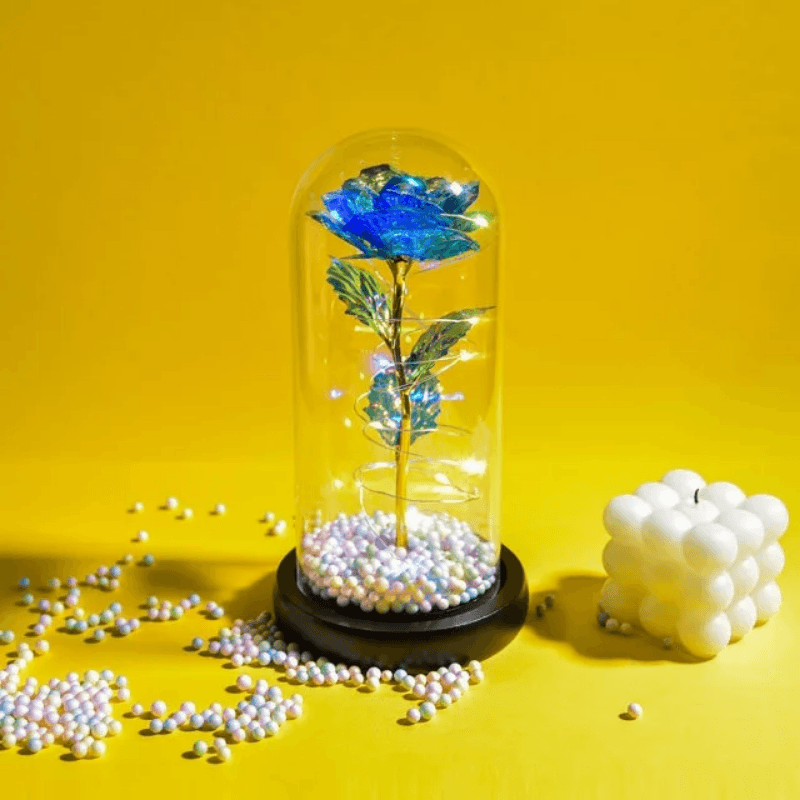 Eternal Galaxy Rose Pearls - A Stunning Gift For Every Occasion-Flower Teddy Bear