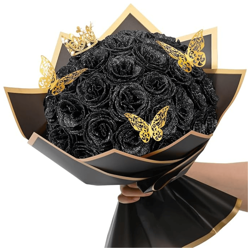 Red Rose Artificial Bouquet-Flower Teddy Bear