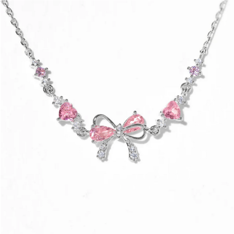 Twist Bow Bracelet-Flower Teddy Bear