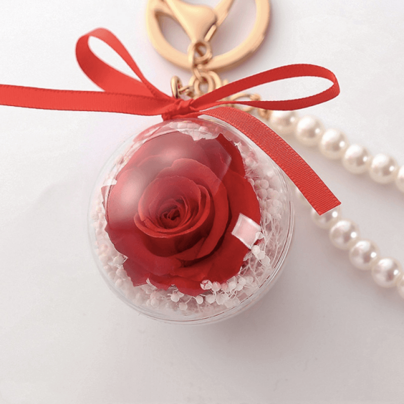 Eternal Rose Car Pendant: A Stunning Decorative Accent For Any Space-Flower Teddy Bear