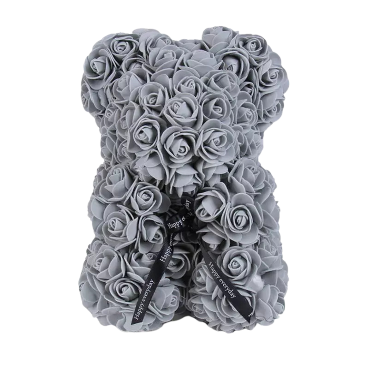 Rose Teddy Bear With Flowers For Valentines-Flower Teddy Bear