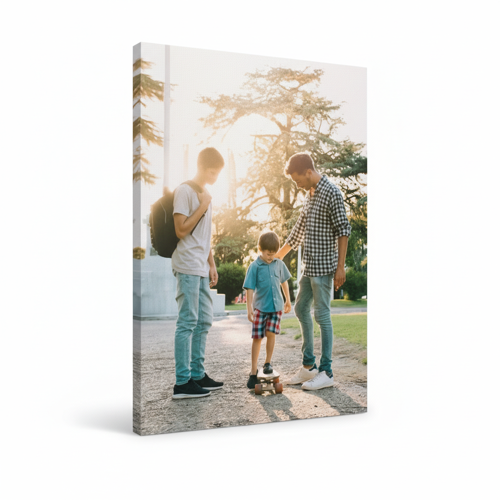 2D Flat, One Wooden Framed Poster