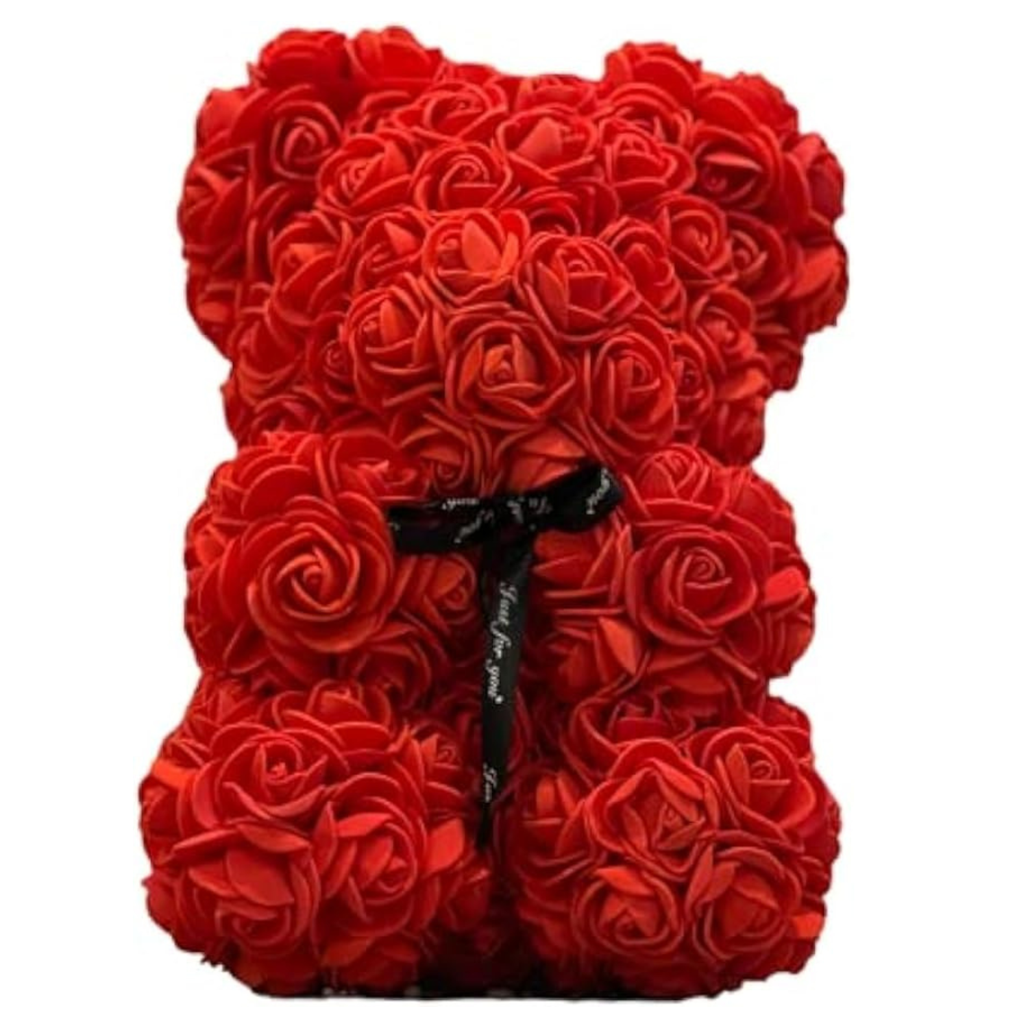 Rose Teddy Bear Gift-Flower Teddy Bear