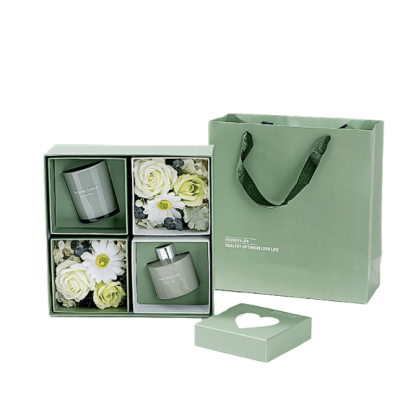 Candle Flower Gift Set – Aromatic Scents for Every Occasion-Flower Teddy Bear