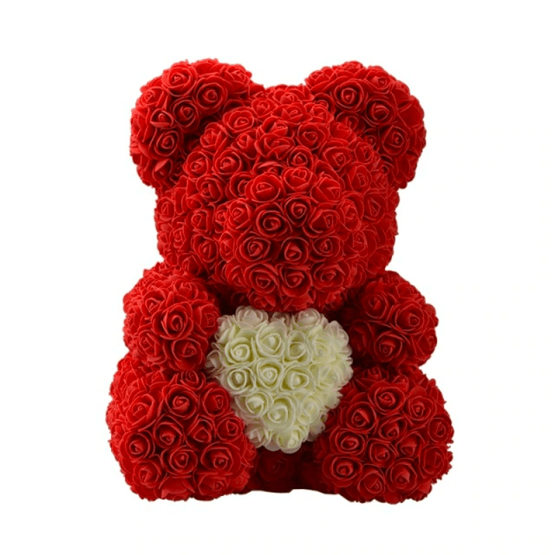 Large Rose Bear – A Unique And Elegant Gift-Flower Teddy Bear
