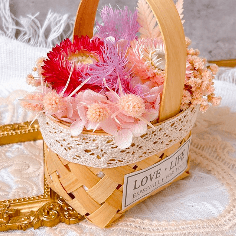 DIY Flower Basket – Creative And Decorative Handmade Craft Kit-Flower Teddy Bear
