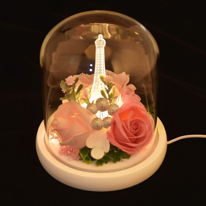 Aromatherapy LED Soap Rose – A Stunning Gift for Celebration-Flower Teddy Bear