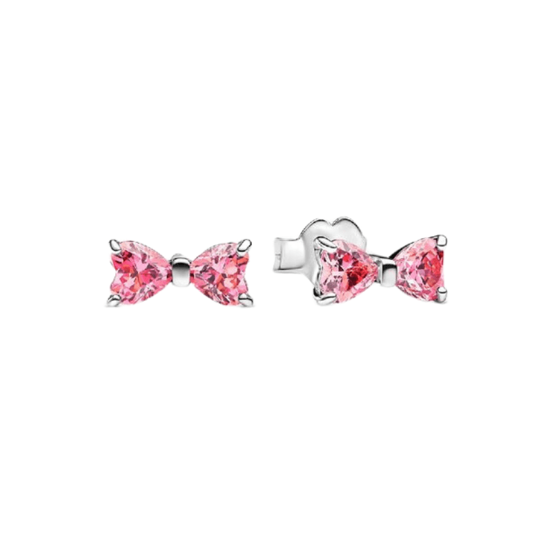 Twist Bow Ring Set-Flower Teddy Bear