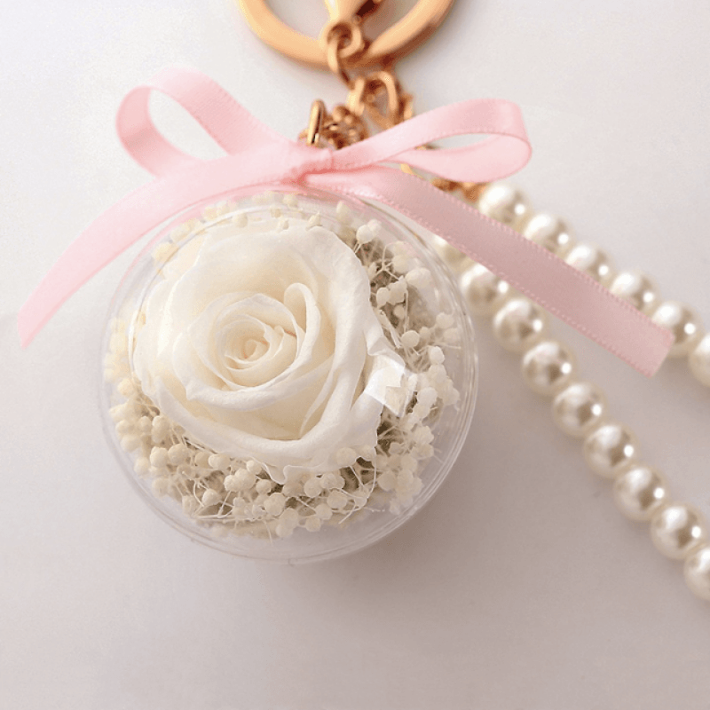 Eternal Rose Car Pendant: A Stunning Decorative Accent For Any Space-Flower Teddy Bear