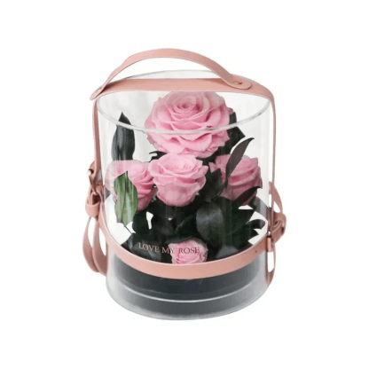 Rose Bouquet Lantern Gift-Flower Teddy Bear