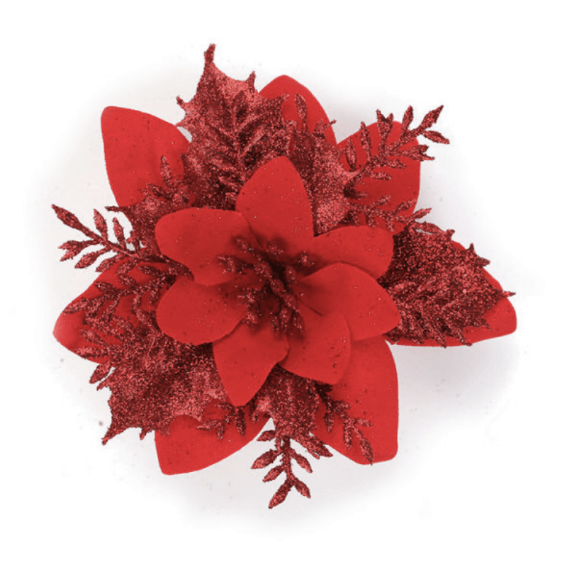 Artificial Flower Ornament – Add Sparkle to Your Holiday Decor-Flower Teddy Bear