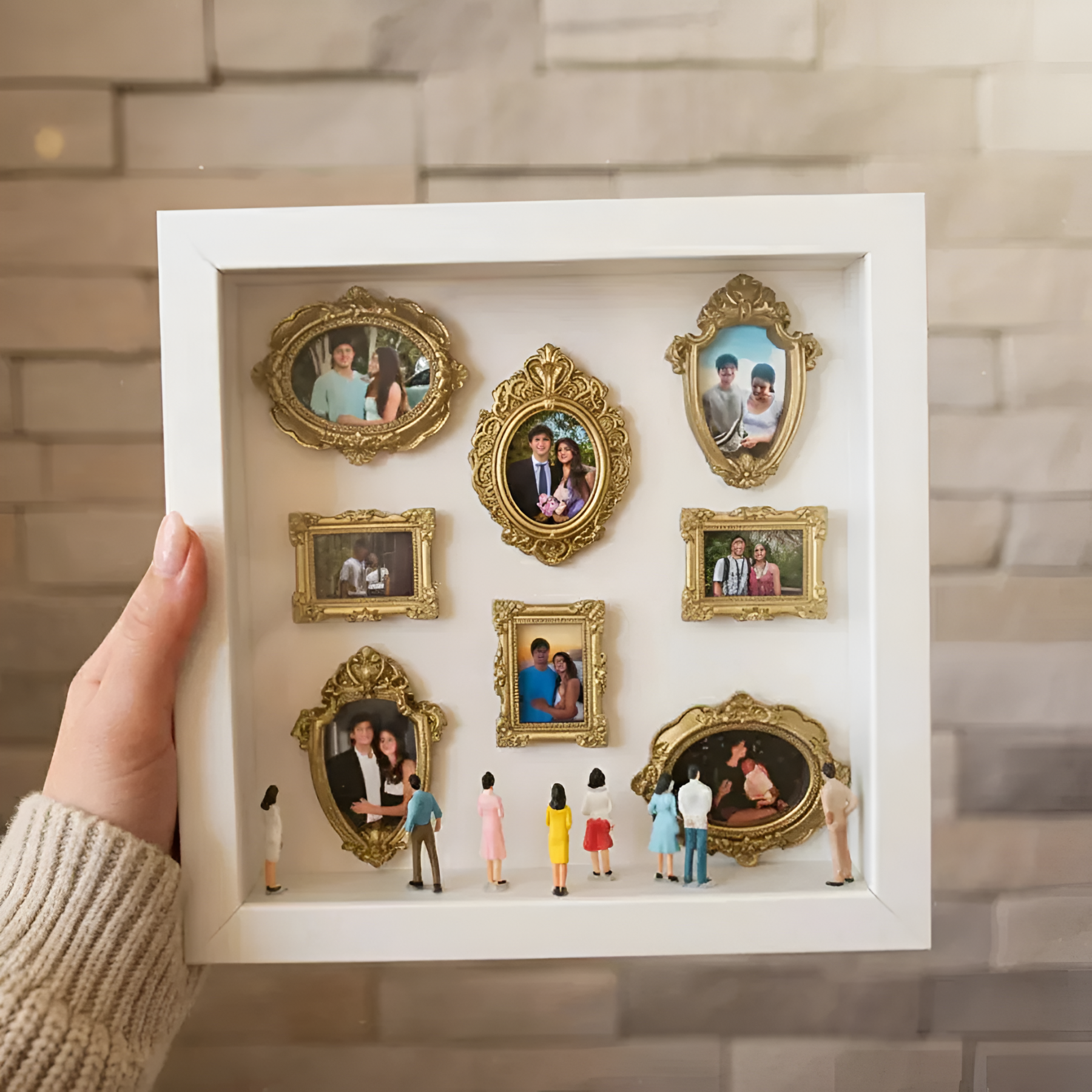 Personalized Museum Themed Memory Shadow Box With Frames