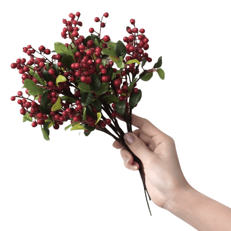 Artificial Berry Arrangement – Vibrant Decor for Any Space-Flower Teddy Bear