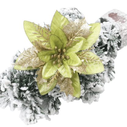 Artificial Flower Ornament – Add Sparkle to Your Holiday Decor-Flower Teddy Bear